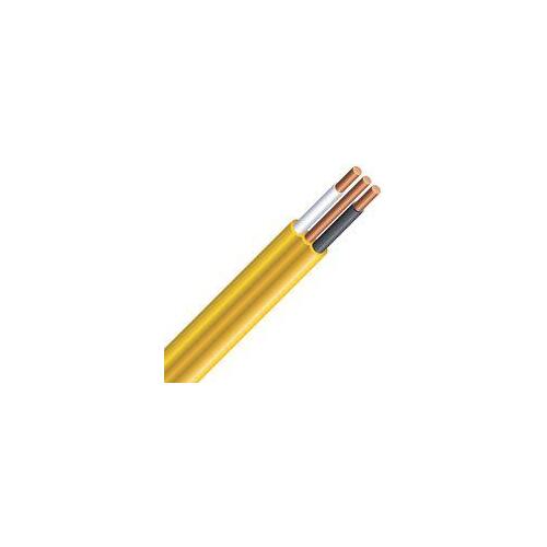 Building Wire, 12 AWG Wire, 2 -Conductor, 10 m L, Copper Conductor, PVC Insulation, Nylon Sheath