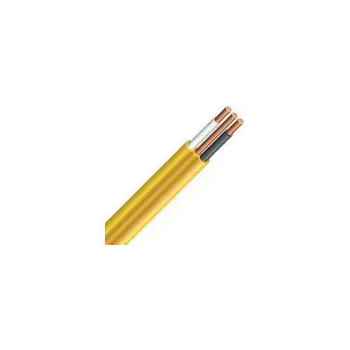 Building Wire, 12 AWG Wire, 2 -Conductor, 75 m L, Copper Conductor, PVC Insulation, Nylon Sheath