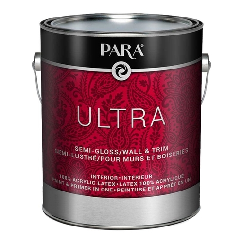 PARA PR0048303-16 Ultra 8300 8303-16 Interior Paint, Semi-Gloss, 1 gal