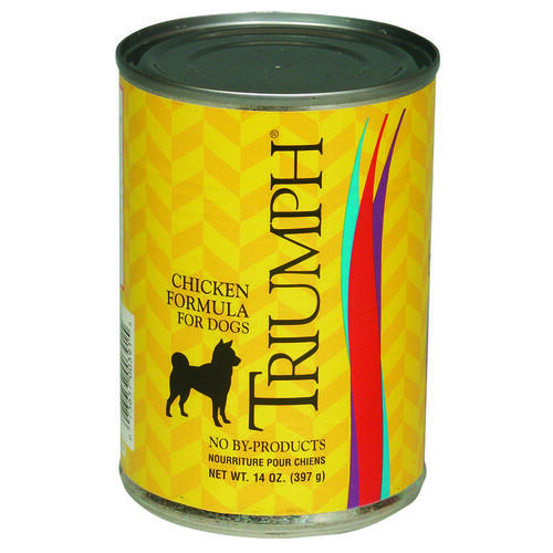 Triumph 6600391 Dog Food, Chicken Flavor, 14 oz Can - pack of 12