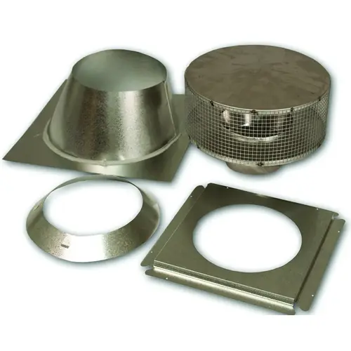 FMI J0358/CP-8DM CP-8DM Chimney Vent Kit, For: 8 in ID, 12-3/8 in OD, 1700 deg pipe