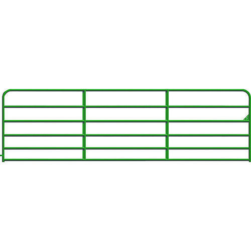 BEHLEN COUNTRY 40130142 Utility Gate, 168 in W Gate, 50 in H Gate, 20 ga Frame Tube/Channel, Green