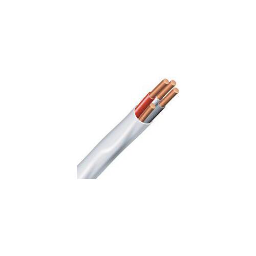 Building Wire, 14 AWG Wire, 3 -Conductor, 30 m L, Copper Conductor, PVC Insulation, Nylon Sheath