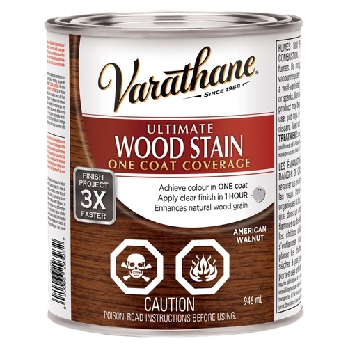 Varathane 286783 Wood Stain, American Walnut, Liquid, Can