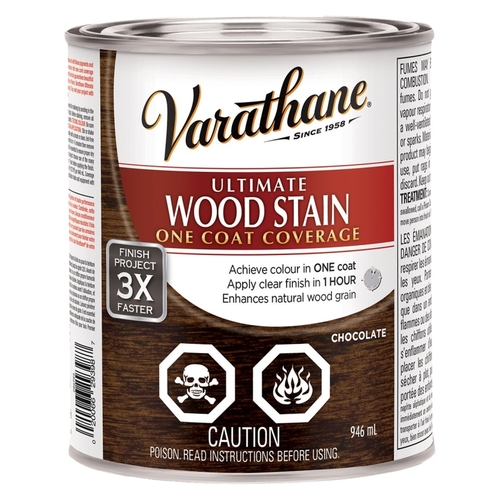 Varathane 286789 Wood Stain, Chocolate, Liquid, Can