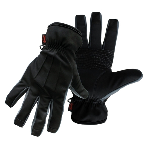 Boss 4330L Insulated Gloves, L, Open, Shirred Elastic Back Cuff, Neoprene Palm