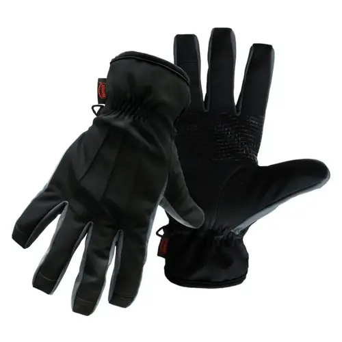 Insulated Gloves, L, Open, Shirred Elastic Back Cuff, Neoprene Palm Pair