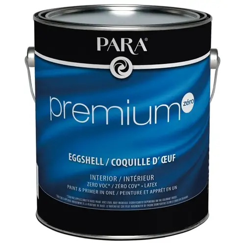 Premium Zero 9990 9991-16 Interior Paint, Eggshell, 1 gal Medium Base