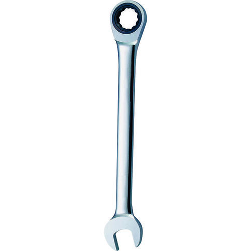 Combination Wrench, Metric, 15 mm Head, Chrome Vanadium Steel, Polished Mirror