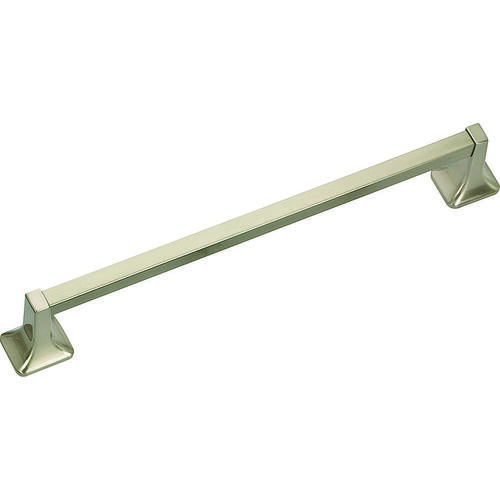 Towel Bar, Brushed Nickel, Surface Mounting, 18 in