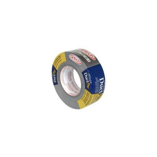 DUCTPRO 397 Series 397-21 Duct Tape, 55 m L, 48 mm W, Polyethylene Backing, Silver