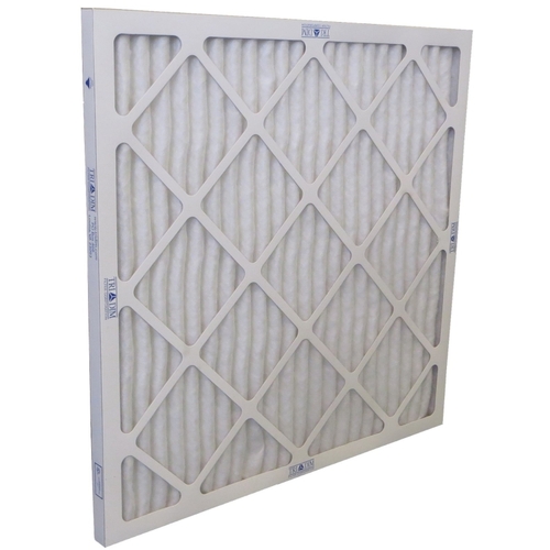 TRI-PLEAT Ultra Air Filter, 25 in L, 16 in W, 8 MERV, Synthetic Filter Media, Fiber Frame