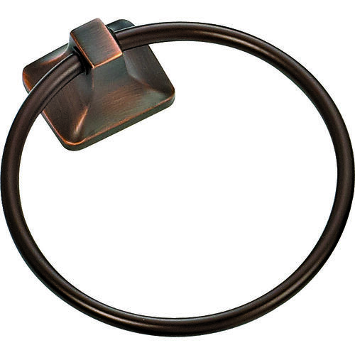 Towel Ring, 5-7/8 in Dia Ring, Wall Mounting Venetian Bronze