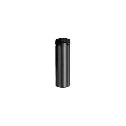 Stove Pipe, 6 in ID x 6-1/2 in OD Dia, 24 in L, Aluminized Steel/Stainless Steel, Black