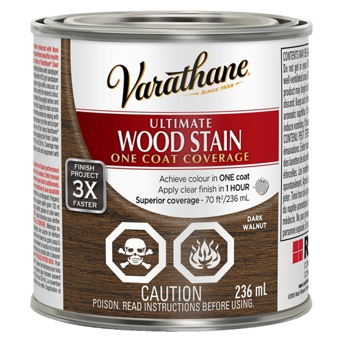 Varathane 302978 Wood Stain, Dark Walnut, Liquid, Can