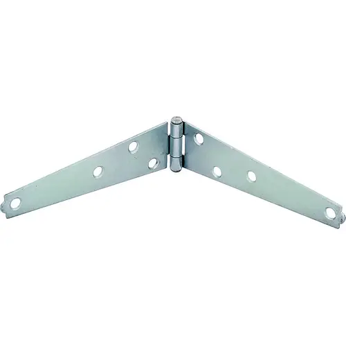 Strap Hinge, 1.2 mm Thick Leaf, Steel, 180 Range of Motion Zinc Plated - pack of 2