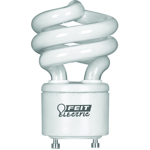 Compact Fluorescent Bulb, 13 W, Spiral Lamp, GU24 Lamp Base, 900 Lumens