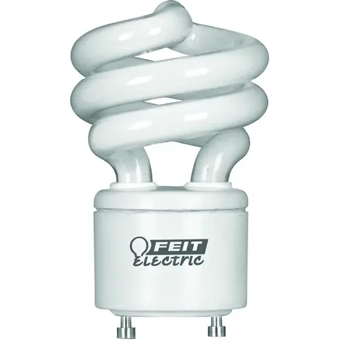 Compact Fluorescent Bulb, 13 W, Spiral Lamp, GU24 Lamp Base, 900 Lumens - pack of 6