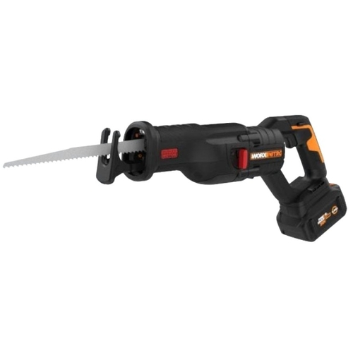 Cordless Reciprocating Saw with Brushless Motor, Battery Included, 20 V, 4 Ah, 1-3/16 in L Stroke