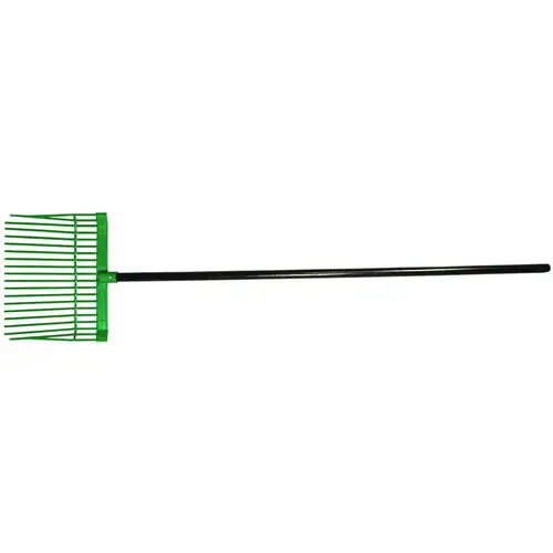 UnionTools 76218 Manure/Bedding Fork, Round Tine, Polycarbonate Tine, Wood Handle, Straight Handle, 52 in L Handle