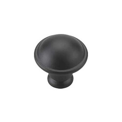 Classic Series Knob, 1-1/4 in Projection, Metal, Brushed Nickel Gray