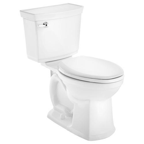 Astute VorMax Series Front Toilet, Elongated Bowl, 1.28 gpf Flush, 12 in Rough-In, White