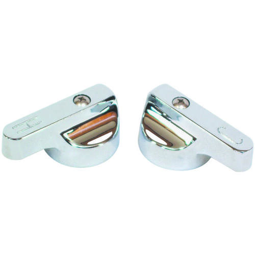 US Hardware P-678C Faucet Handle, Metal, Chrome Plated, For: Mobile Home Faucets - pack of 2