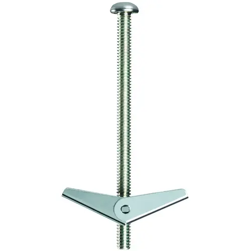 Spring Toggle Bolt, 3 in L, Steel, 68 lb - pack of 30