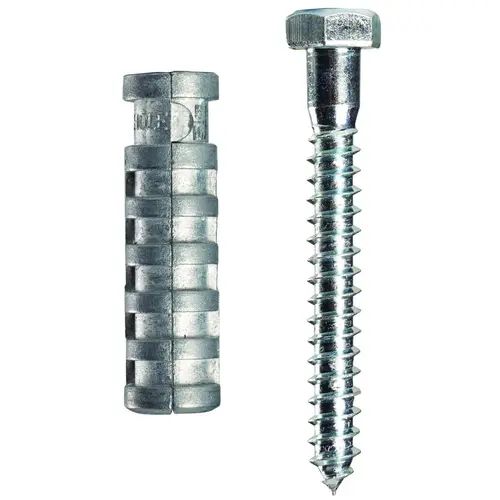 COBRA 243S Lag Shield Masonry Anchor, 276 lb, Zinc - pack of 2
