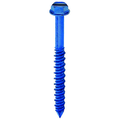 Screw, 1/4 in Thread, 2-3/4 in L, Hex, Socket Drive, Steel, Fluorocarbon-Coated, 25 PK - pack of 25