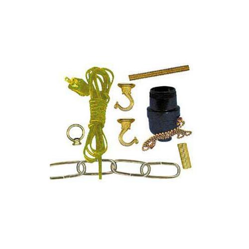 Swag Lamp Kit, Brass