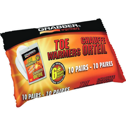 Grabber Warmers TWEF10 Adhesive Toe Warmer - pack of 10