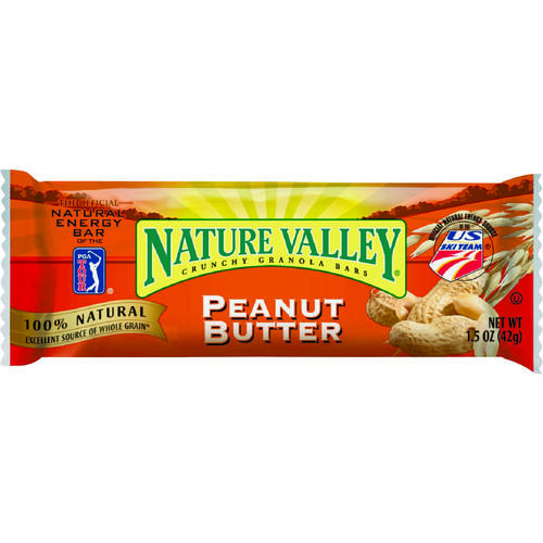 NVPB18 Granola Bar, Peanut Butter Flavor, 1.5 oz - pack of 18