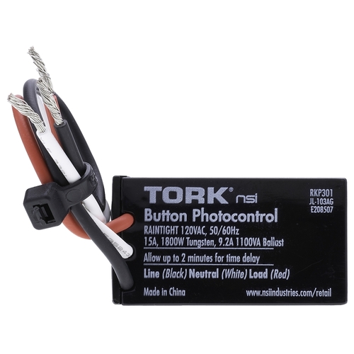 Tork RKP301 RKP Series Photocell Button, 120 V