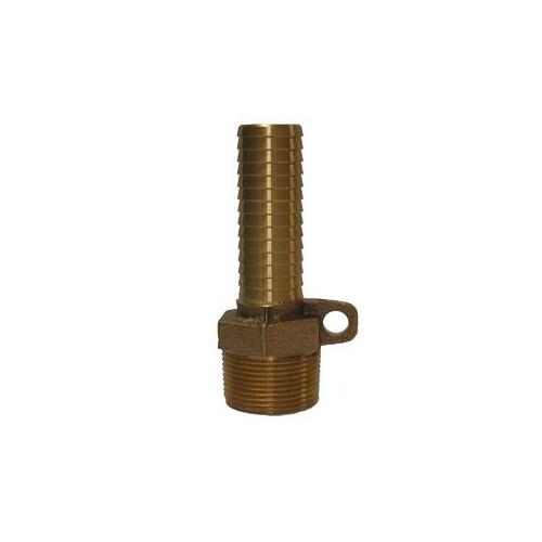Pipe Adapter, 1-1/4 x 1 in, MPT x Insert, Brass