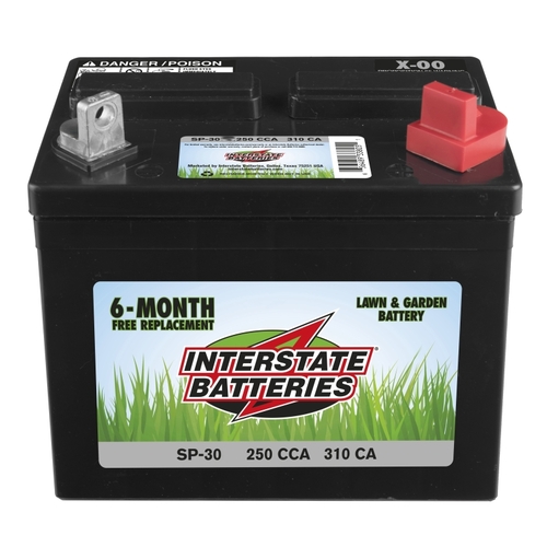 Interstate Batteries SP-30 Lawn and Garden Battery, Lead-Acid