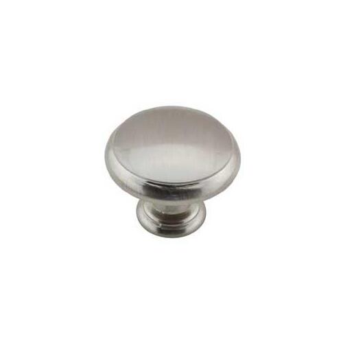 Cabinet Knob, 31/32 in Projection, Metal, Antique Nickel