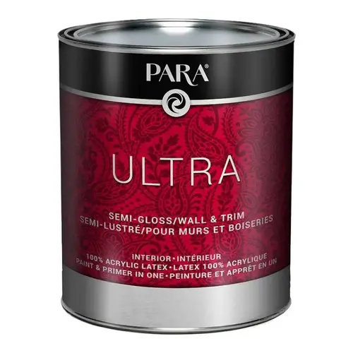 Ultra 8300 8304-14 Interior Paint, Semi-Gloss, 1 qt Pastel Base