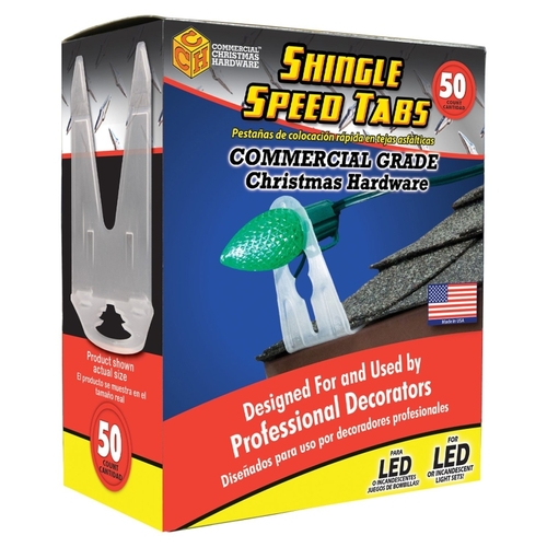 Shingle Speed Tab Tray Pack, Plastic, Assorted