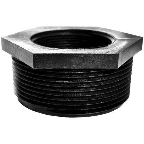 Green Leaf RB1238PBG1 RB1238P Reducer Bushing, 1/2 x 3/8 in, MNPT x FNPT, Polypropylene Black