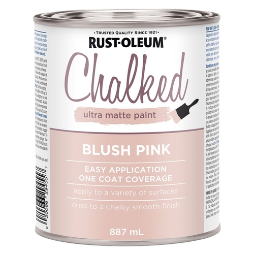 Chalked Paint, Ultra Matte, Blush Pink, 30 oz, Pint