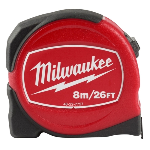Milwaukee 48-22-7727 Tape Measure, 26 ft L Blade