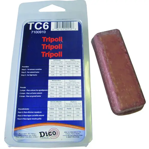 Dico 7100910 Buffing Compound, Tripoli, Brown