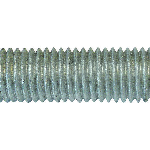 PFC 770057-BR TR-1002 Threaded Rod, 1/2-13 in Thread, 12 ft L, A Grade, Carbon Steel, Galvanized, NC Thread