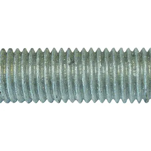 PFC 29172 TR-1002 Threaded Rod, 1/2-13 in Thread, 12 ft L, A Grade, Carbon Steel, Galvanized, NC Thread