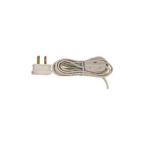 ATRON LA945 Lamp Cord with In-Line Switch, 6 ft L, White Sheath