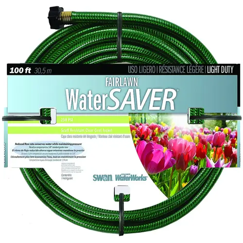 Swan CSNFA12100 SNFA12100 Garden Hose, 100 ft L, Plastic, Green