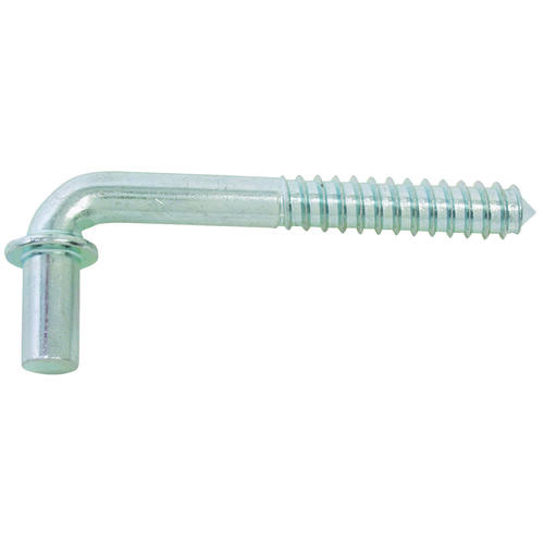 Screw Hook, 5/8 in Thread, 5 in L, Steel, Zinc Zinc-Plated