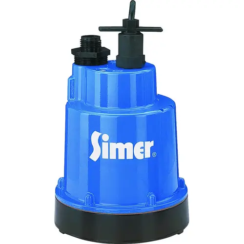 STA-RITE 2300-04 Simer Geyser 2300 Submersible Utility Pump, 1-Phase, 5.6 A, 115 V, 0.25 hp, 1-1/4 in Outlet, 1320 gph
