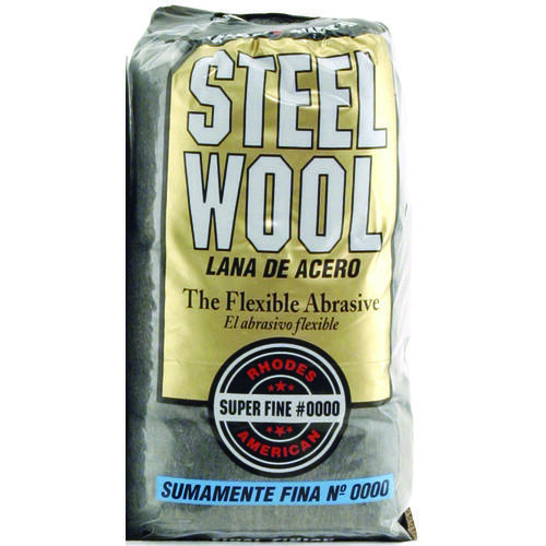 Homax 106600-06 Steel Wool, #0000 Grit, Super Fine, Gray - pack of 16